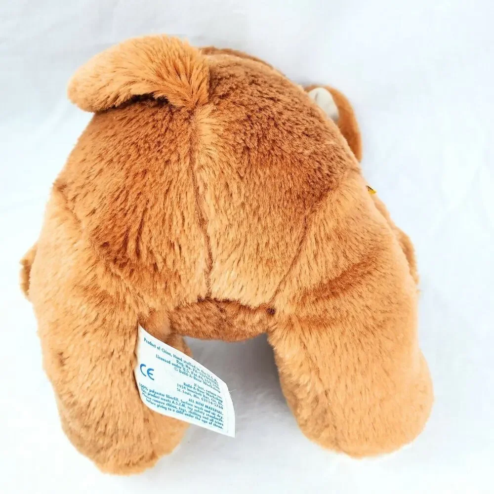 Build a Bear Sound Plush Dog Light Brown Puppy Doll with White on One Eye Barks